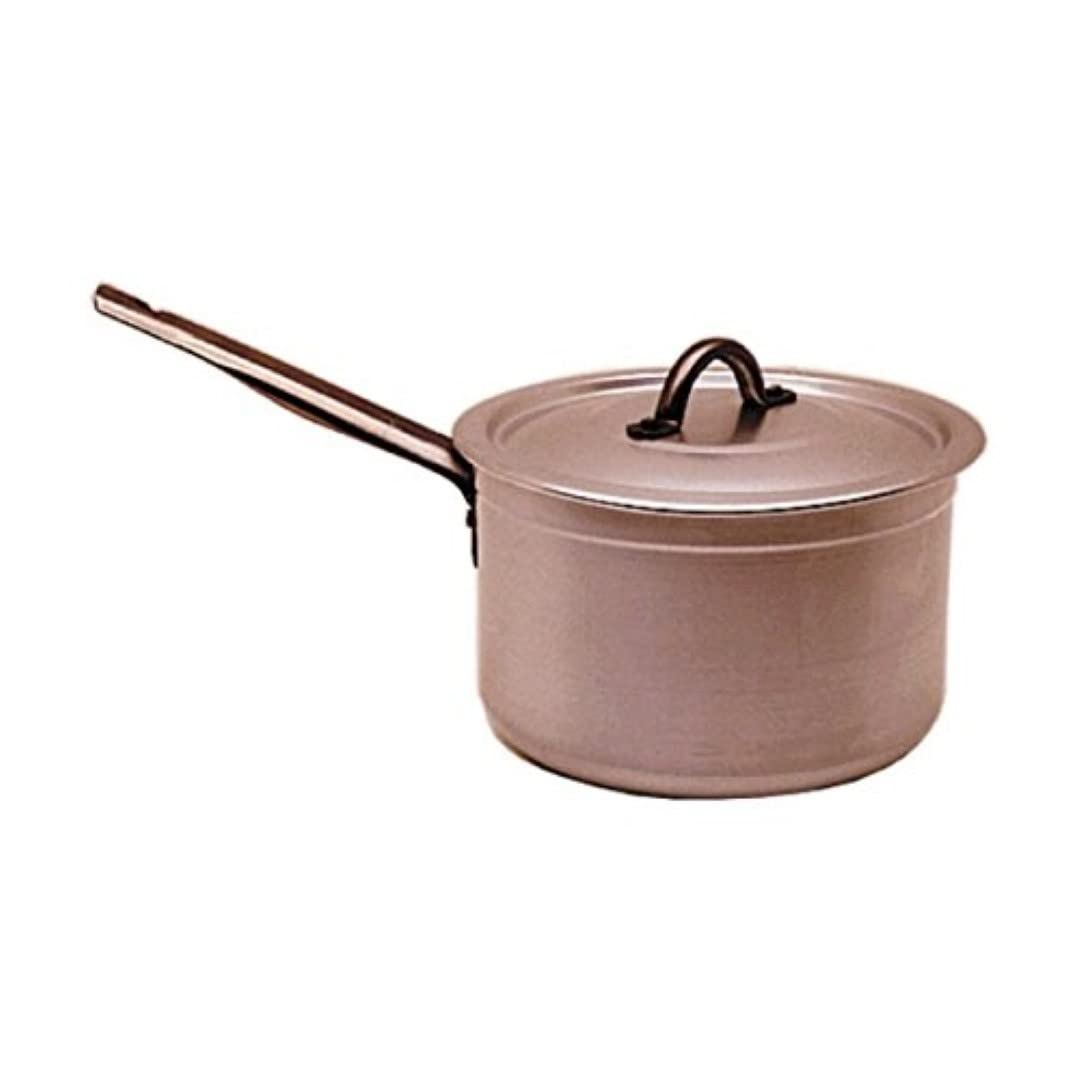 Genware NEV-707-20 Saucepan And Lid, 20 cm, 4 L