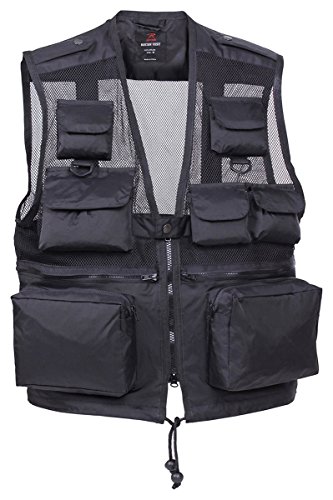 Gilet militaire de recon multipoches sans manches homme veste de chasse