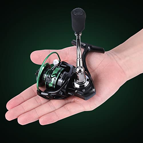 Sougayilang Spinning Reels Light Weight Ultra Smooth Powerful Fishing Reels Green 1000 #TOP4
