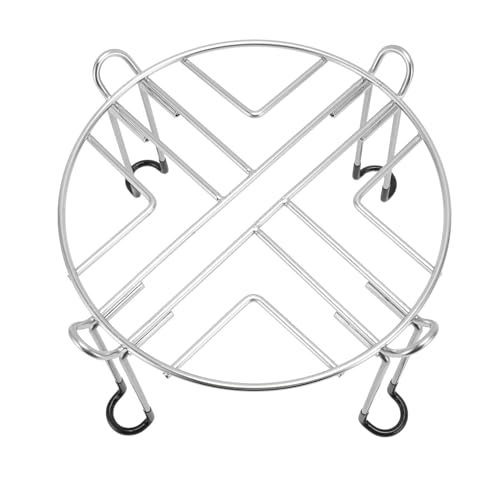 Soporte para filtro de agua elevado y antideslizante con base de acero inoxidable de 9"