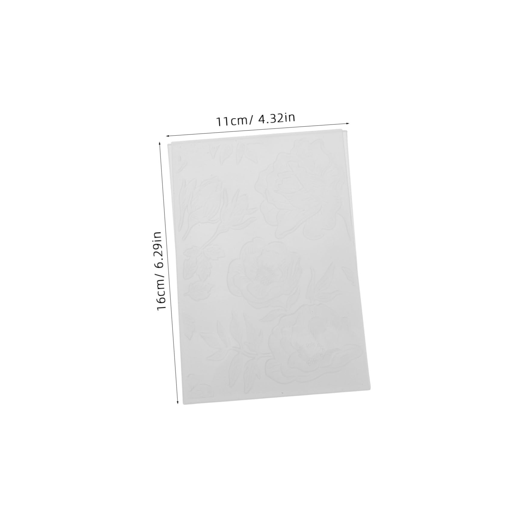 Housoutil Plastic Embossing Template for Card Making Decorative Embossing Folder DIY Craft Supplies Stencil Decorative for Scrapbooking