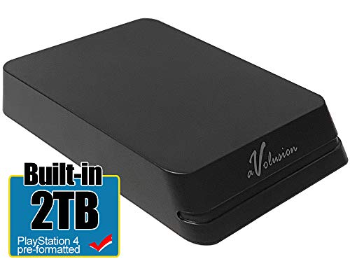 Avolusion Mini HDDGear Pro 2TB USB 3.0 Portable PS4 External Gaming Hard Drive