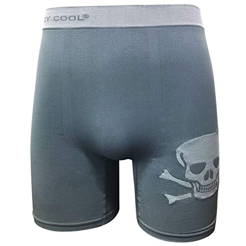 Crazy Cool Mens Comfortable Fun Nylon Seamless Short Boxer Boxer 6-Pack