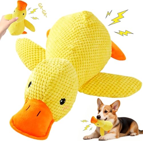 Juguete antiestrés para Perros,Juguete de Peluche chirriante, Juguete de Peluche Resistente para Perros Pequeños y Grandes,Juguete Masticable de Peluche para Perro, para Perro Pequeños y Medianos
