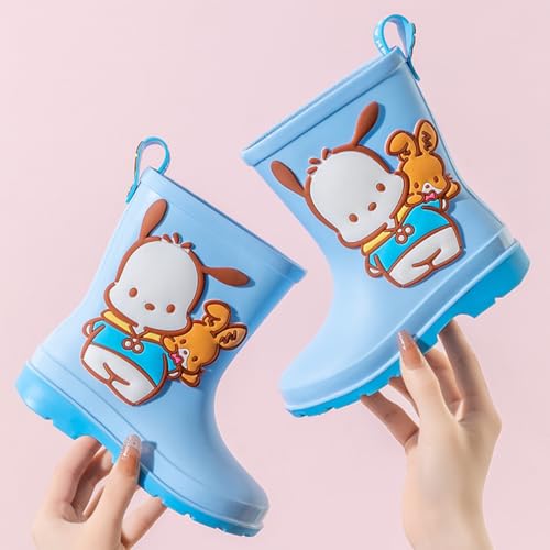 Pochacco Rain Boots for Boys Girls Kids Children PVC2