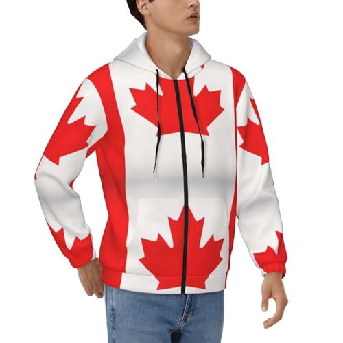 Sweat à capuche Canada zippé pour homme idéal pour vos sorties
