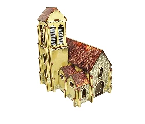 Pre-painted WW2 Normandy Church