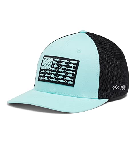 Image of Columbia Unisex PFG Fish Flag Mesh Ball Cap