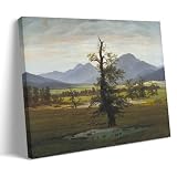 Caspar David Friedrich El Árbol Solitario Póster Paisaje De Campo Impresión En Lienzo Rústico Stunning Impresión Artística Cuadro Decoración Oficina Apartamento Decoraciones Murales En Lienzo Para La