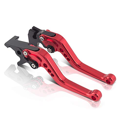 Short Brake Clutch Levers-CNC Adjustable Brake and Clutch Levers for YAMAHA YFM700 Raptor 700R 2007-2017