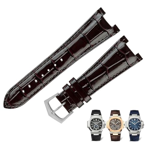Connecteur Patek Philippe Nautilus 5711 5726 5712g bracelet cuir marron argent