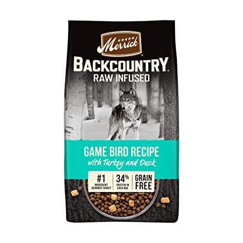 Merrick Backcountry Grain Free Dry Grownup Canine Meals, Kibble With Freeze Dried Uncooked Items, Sport Hen Recipe – 4.0 lb. Bag Merrick Backcountry Grain Free Dry Grownup Canine Meals, Kibble With Freeze Dried Uncooked Items, Sport Hen Recipe – 4.0 lb. Bag