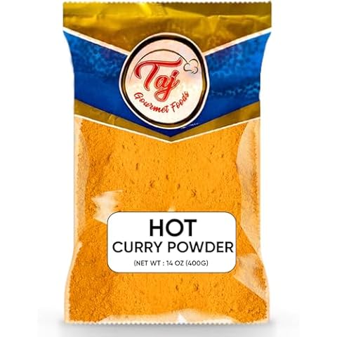 TAJ Hot Curry Powder 11-Blend Mix, 14-Ounce Cover