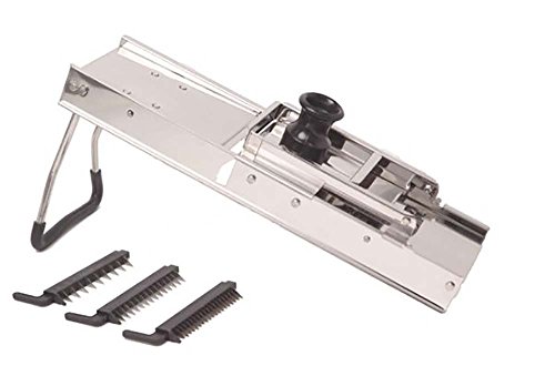 Mandoline Slicer - Vegetable Slicer - Stainless Steel by Gourmet Tek