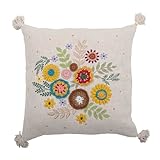 Bloomingville Creative Collection Pico Kissen, Natur, Baumwolle, L50xH50 cm