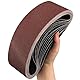 Goodway Schleifbänder 75 x 533 mm │ 10 Stück │ Körnung 60 │ Schleifpapier für Bandschleifer │ Für Holz & Metall
