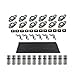 Lskioer Rocker Arm Valve Lifter Kit, Pushrods Rocker Arms and Lifter Set Fits for Jeep Wrangler Grand Cherokee 242ci 4.0L Engine 1987-2006, Replace RK-551-2,PR-437,MPR437S