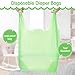 Honoson 1200 Count Baby Disposable Diaper Bags Scented Diaper Sacks with Tie Handle Disposal Baby Poop Trash Bags Waste Sacks Refill(Green)