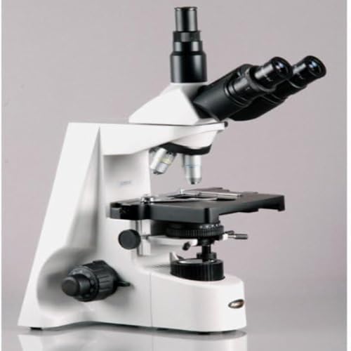 Image of AmScope T690C-PL-10M Digital Trinocular Compound Microscope, 40X-2500X Magnification, WH10x and WH25x Super-Widefield Eyepieces, Infinity Plan Achromatic Objectives, Brightfield, Kohler Condenser, Double-Layer Mechanical Stage, Includes 10MP Camera with Reduction Lens and Software