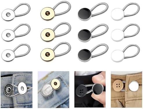 Kragen Extender 3-teilig - Elastische Knopfverlängerung Für Hemden