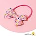 LUV HER Adorable Baby Headband Bows - Soft Elastic Newborn Girl Essentials - Colorful Printed Headbands for Baby Girls