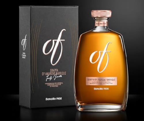 Grappa OF di Amarone Barrique Bonollo Nuova Confezione 70 cl, 42%