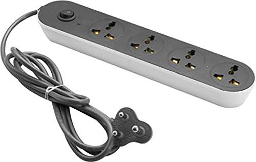 REDLUV Multi Purpose 4in1 Power Strip,Universal Sockets with 4m Wire,3Pin Plug,Switch & Indicator(6AMP,240V) 4 Socket Surge Protector-picture-24