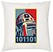 TRVPPY R2D2 Popart - Cuscino Decorativo con Imbottitura, 40 x 40 cm