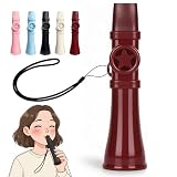 GOKEI カズー 膜振動式 楽譜不要 すぐ音が出る 最新改良モデル シンプル 軽量 鼻歌 ミニ ストラップ付 吹奏楽器 音楽玩具 独奏可 管楽器 初心者 バンド パーティー 伴奏 ホイッスル すべての年齢層向け ギフト レッド