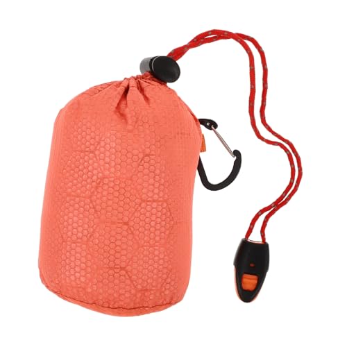 JOINPAYA Thermal Reflective Emergency with Compression Sack for Outdoor Survival Camping and First Aid Protects from Rain and Cold Conditions
