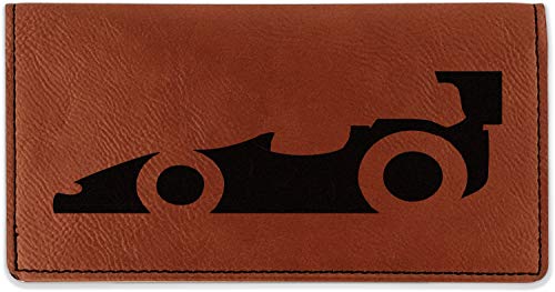 RNK Shops Racing Car Leatherette Checkbook Holder - Single Sided