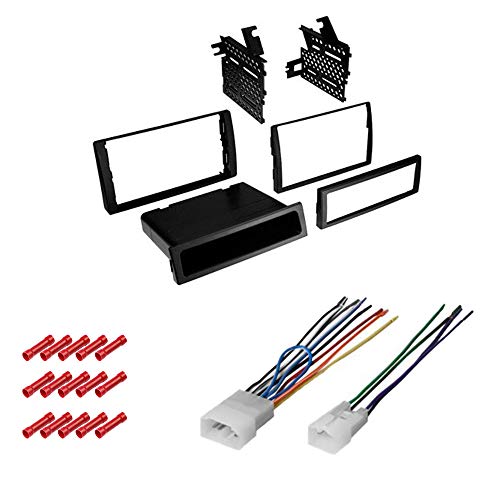 CACHÃ‰ KIT591 Bundle with Car Stereo Installation Kit for 2002 â€“ 2006 Toyota Camry (Does Not Have OEM Nav) â€“ in Dash Kit, Harness, for Single or Double Din Radio Receiver (3 Item)