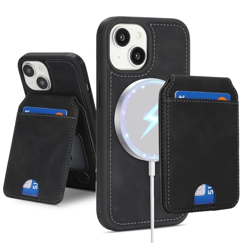 Ｈａｖａｙａ Soft-Touch Wallet Case for iPhone 15 - Black