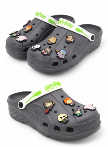 Image of SVAAR x Harry Potter Men's Magical Clogs with 10 Authentic Harry Potter Charms Included and Adjustable Back Strap