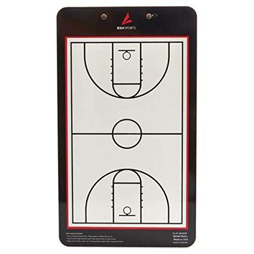 BSN SPORTS Double Sided Basketball Coach's Board White