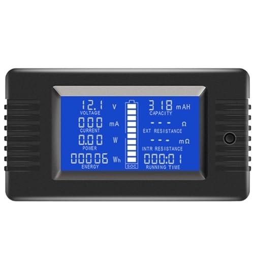 Voltmètre Ampèremètre 0-200V 10A testeur de batterie de voiture et moniteur d'électricité