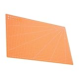 Veemoon Doppelseitige Schneidematte Rotierende Gerasterte Bastelunterlage für Schneidprojekte Strapazierfähig und Tragbar für Quilten und Scrapbooking