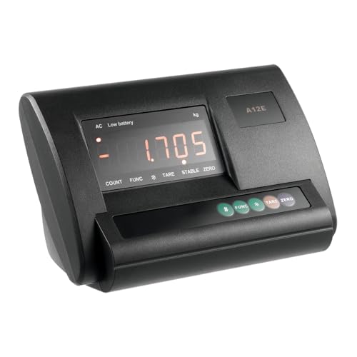 Stainless Steel Weight Indicator, High Accuracy, 17637 lbs Capacity, LED Display, Dual Power Supply