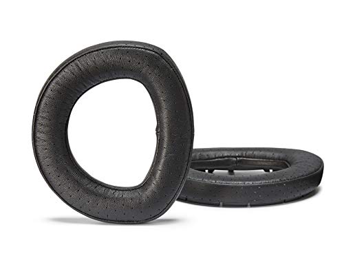 Premium perforierte HD 800 / HD 800S Ohrpolster, kompatibel mit Sennheiser HD800 / Sennheiser HD800S Kopfhörern. Hybrid-Design aus hochwertigem, perforiertem Schaffell und Proteinleder