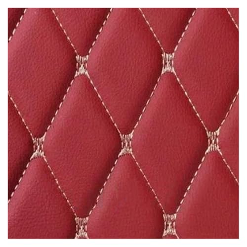 Tapis de coffre Mercedes E C238 élégance sur mesure en cuir bordeaux pour vos voyages