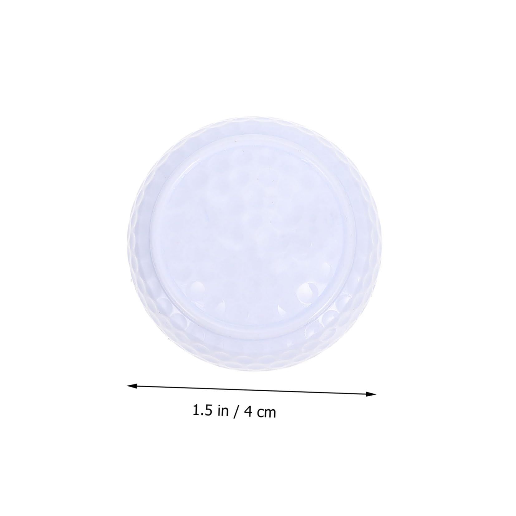 GANAZONO 2Pcs Flat Shape Golfing Balls Durable Synthetic Training Aid for Practice Lightweight Golfing Accessory for Skill Development and Putting Accuracy