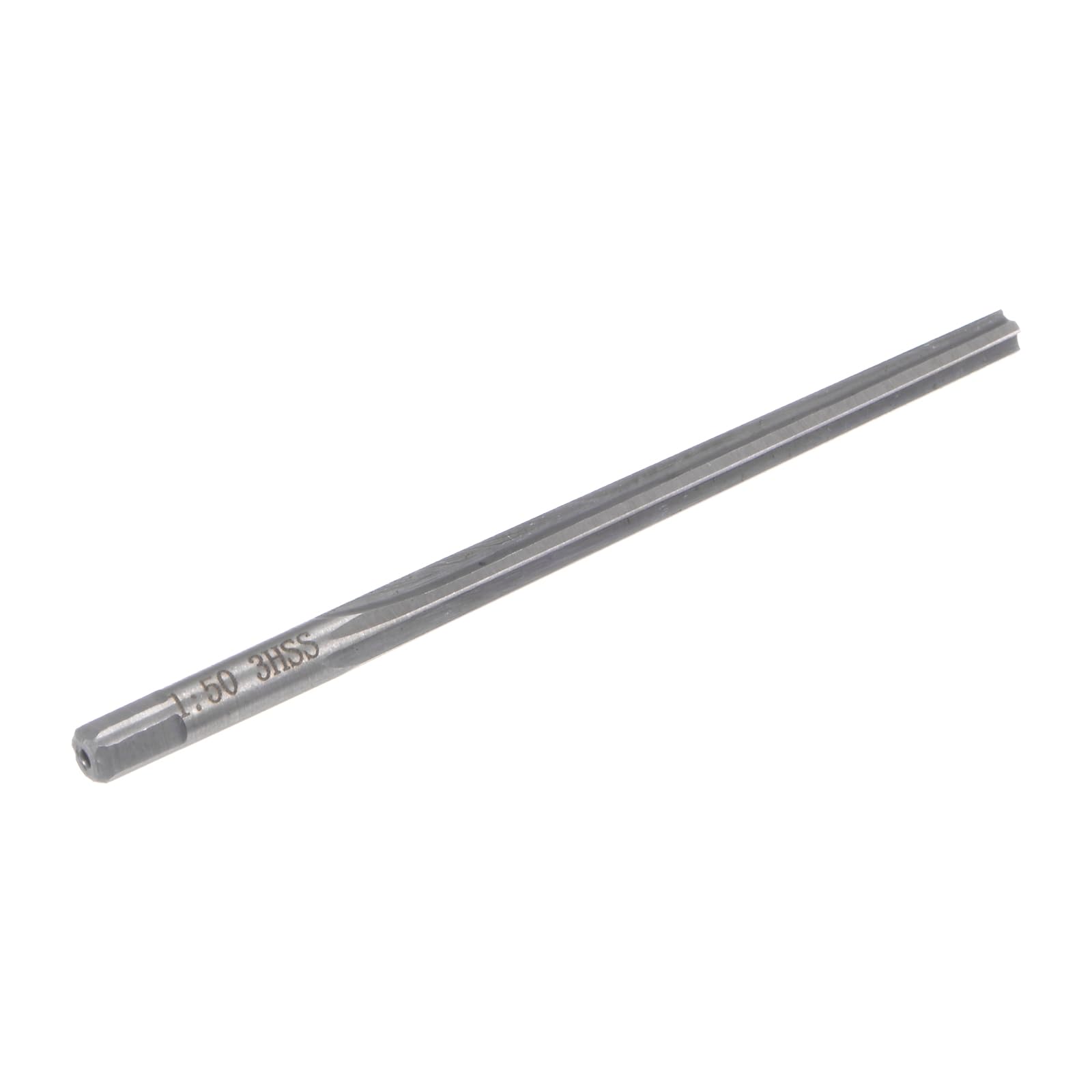 QUARKZMAN Escariadores Manuales Cónicos 1:50 3 mm de Diámetro Pequeño 3,8 mm de Diámetro Grande Barrena de Flauta Recta Escariador de Pasador de Pendiente de Acero de Alta Velocidad (Hss)