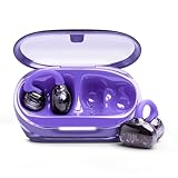 【Amazon.co.jp 限定】JBL Soundgear Clips 完全ワイヤレスイヤホン/オープンイヤー/イヤーカフ/低音ブースト/急速充電対応/マルチポイント/IP54防塵防水/音漏れ軽減/Bluetooth5.4/パープル/JBLSNDGEARCLPUR