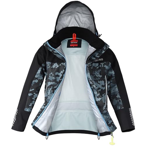 FWG Men's Ice Fishing Jacket: Mud-Resistant Tactical Fishing Gear, Reflective for ATV & UTV Riding4