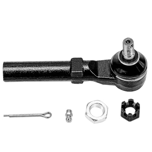 Image of Detroit Axle - Front Control Arms Tie Rods for 2003 2004 2005 Subaru Forester, 2 Lower Control Arms with Ball Joints 2 Outer Tie Rod End Links Replacement