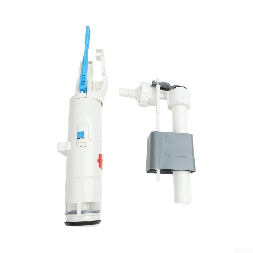 Cassetta WC sospesa a parete, valvola di ingresso e di uscita a 3 punti per WH053/WH063/WH050D, in plastica, grigio e bianco