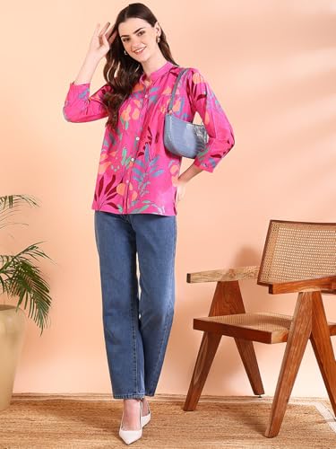 Image of Maaesa Tie-Dye Crepe Loose Fit Shirt