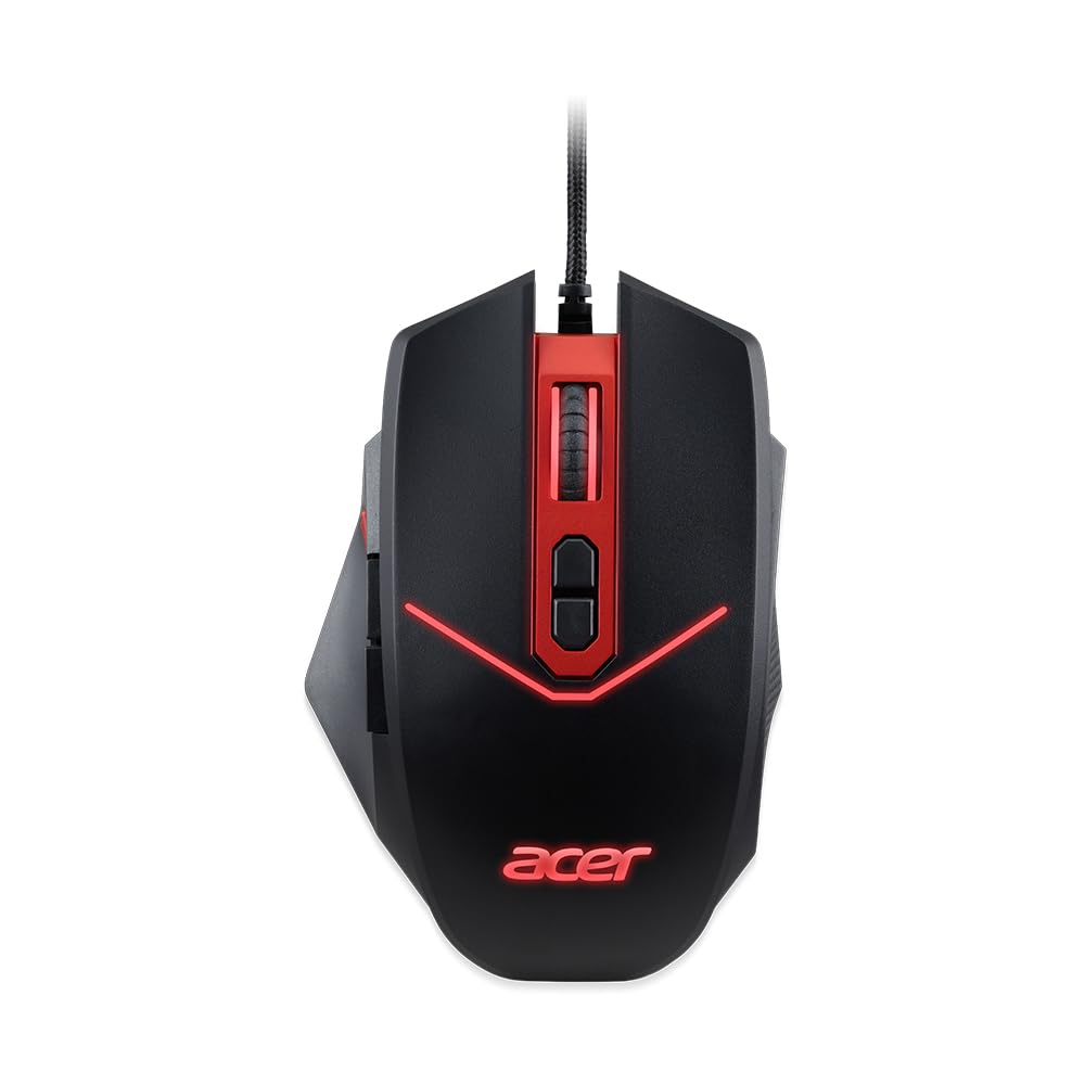 Acer Nitro Ergo-Comfort Wired Optical Gaming Mouse II (4200 DPI/8 Buttons/RGB: 6 Color LED backlight/PAW3325 Sensor/Polling Rate 1MS/1000Hz) NMW120, Black (B098NMH2GP) Amazon Price History, Amazon Price Tracker
