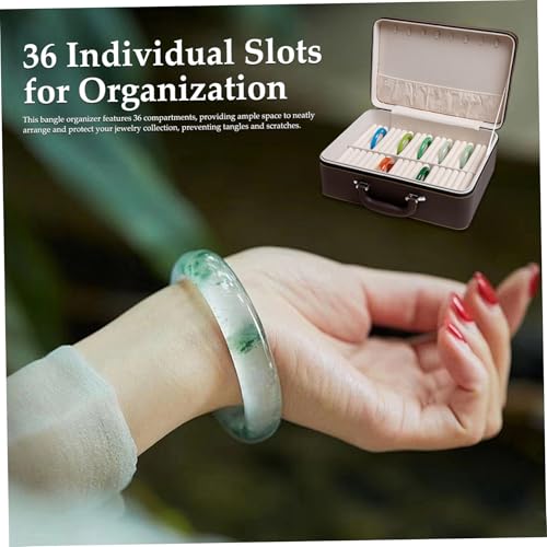 Boîte de rangement de bracelets 36 compartiments pour protéger vos bijoux