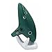 Ocarina Instrument 12 Hole - Ocarina Zelda Alto C with Songbook, Bag, Rope and Hand Care - Gift for Children, Beginners, Zelda Fans (Green)